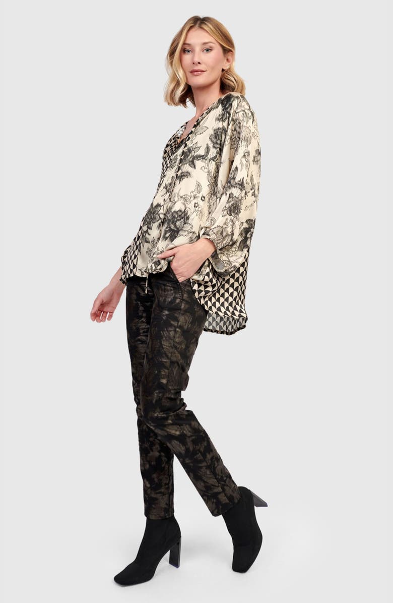 Alembika Fleur Poet Blouse, Alternate, color, Mix