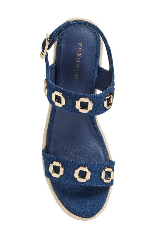 KOKO + PALENKI KOKO + PALENKI ECHO SLINGBACK ESPADRILLE PLATFORM WEDGE SANDAL