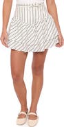 Petal & Pup Sybella Striped Ruffle Miniskirt