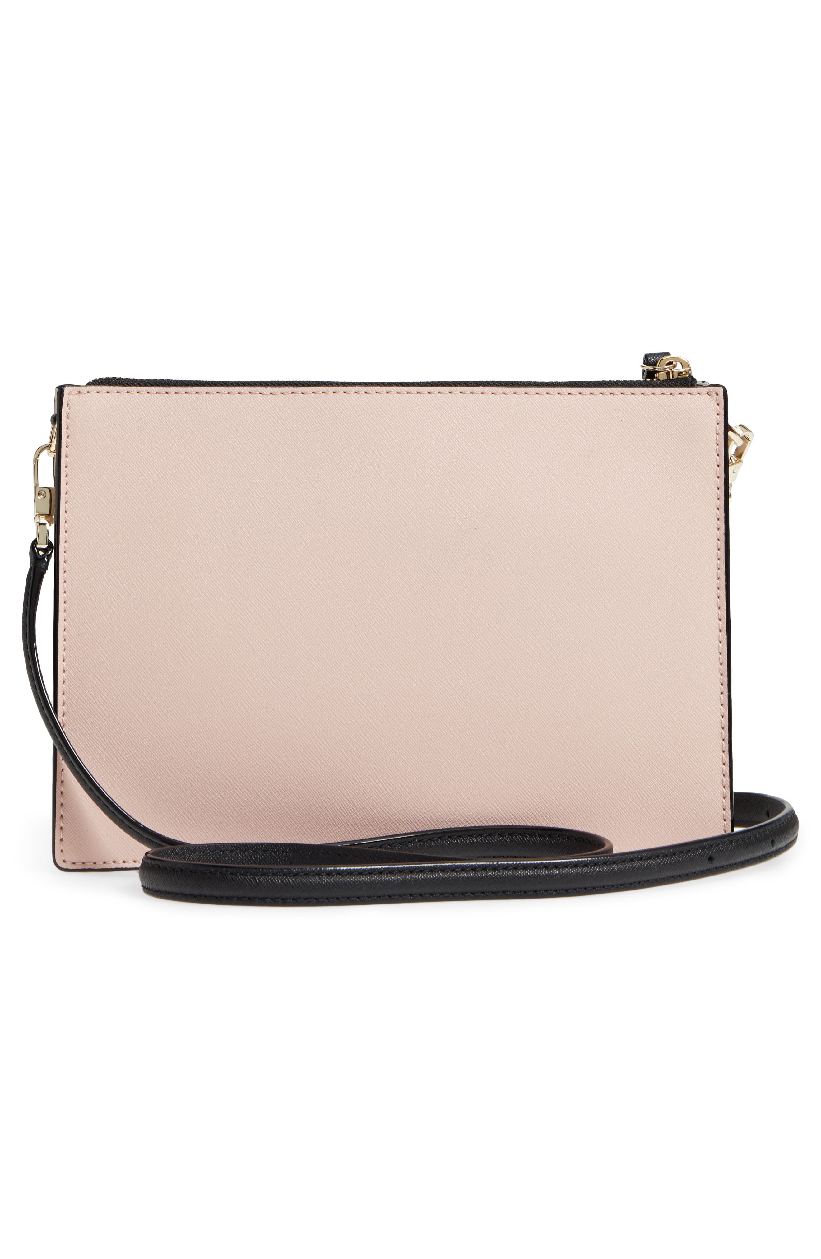 cameron street clarise leather shoulder bag, Alternate, color, WARM VELLUM/ TUSK/ BLACK