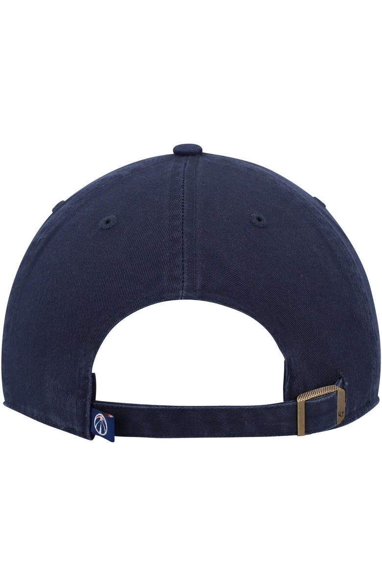 '47 Men's '47 Navy Washington Wizards Team Clean Up Adjustable Hat, Alternate, color, Navy