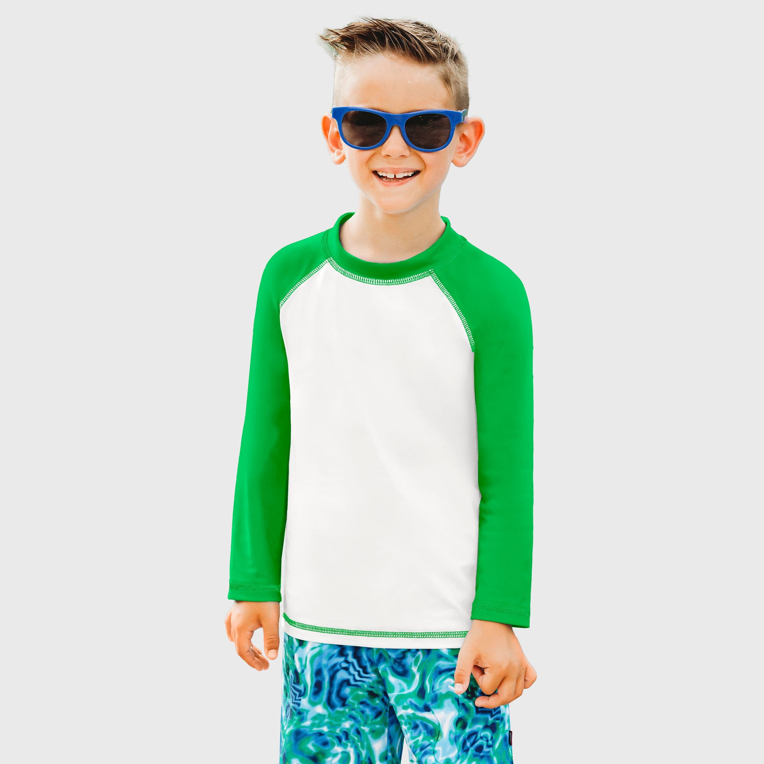 White/Elf Green