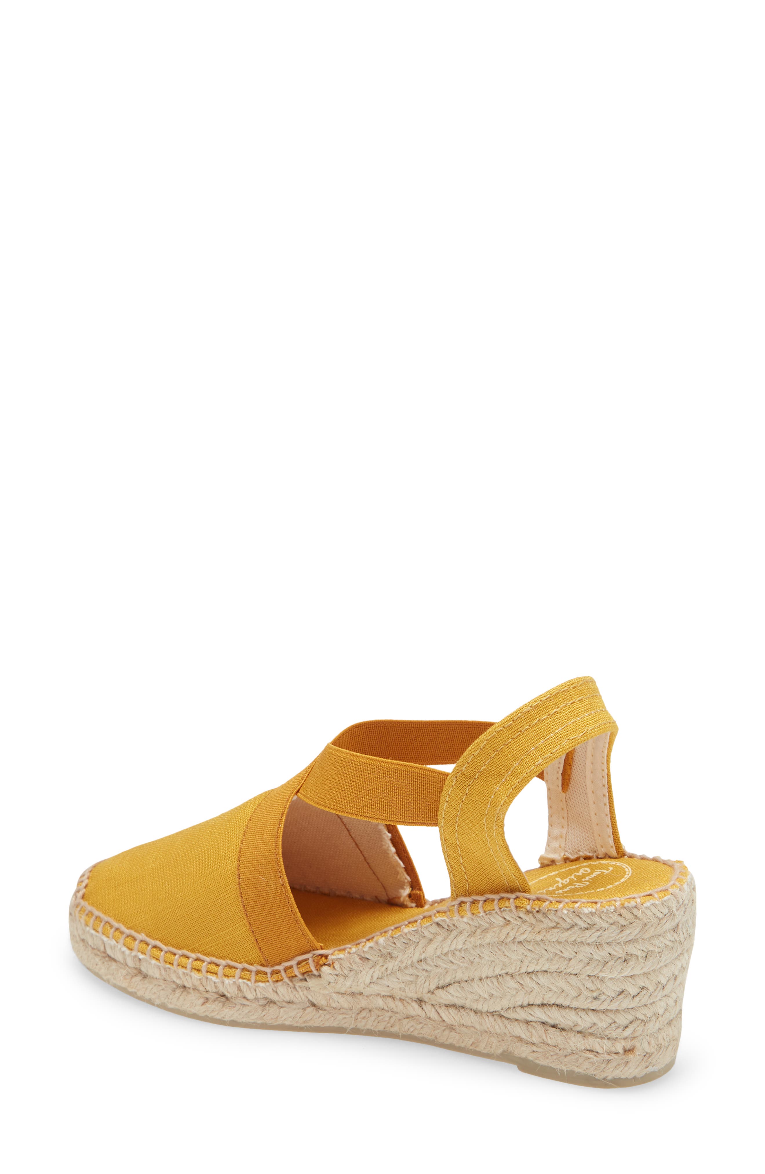 'Ter' Slingback Espadrille Sandal, Alternate, color, YELLOW FABRIC