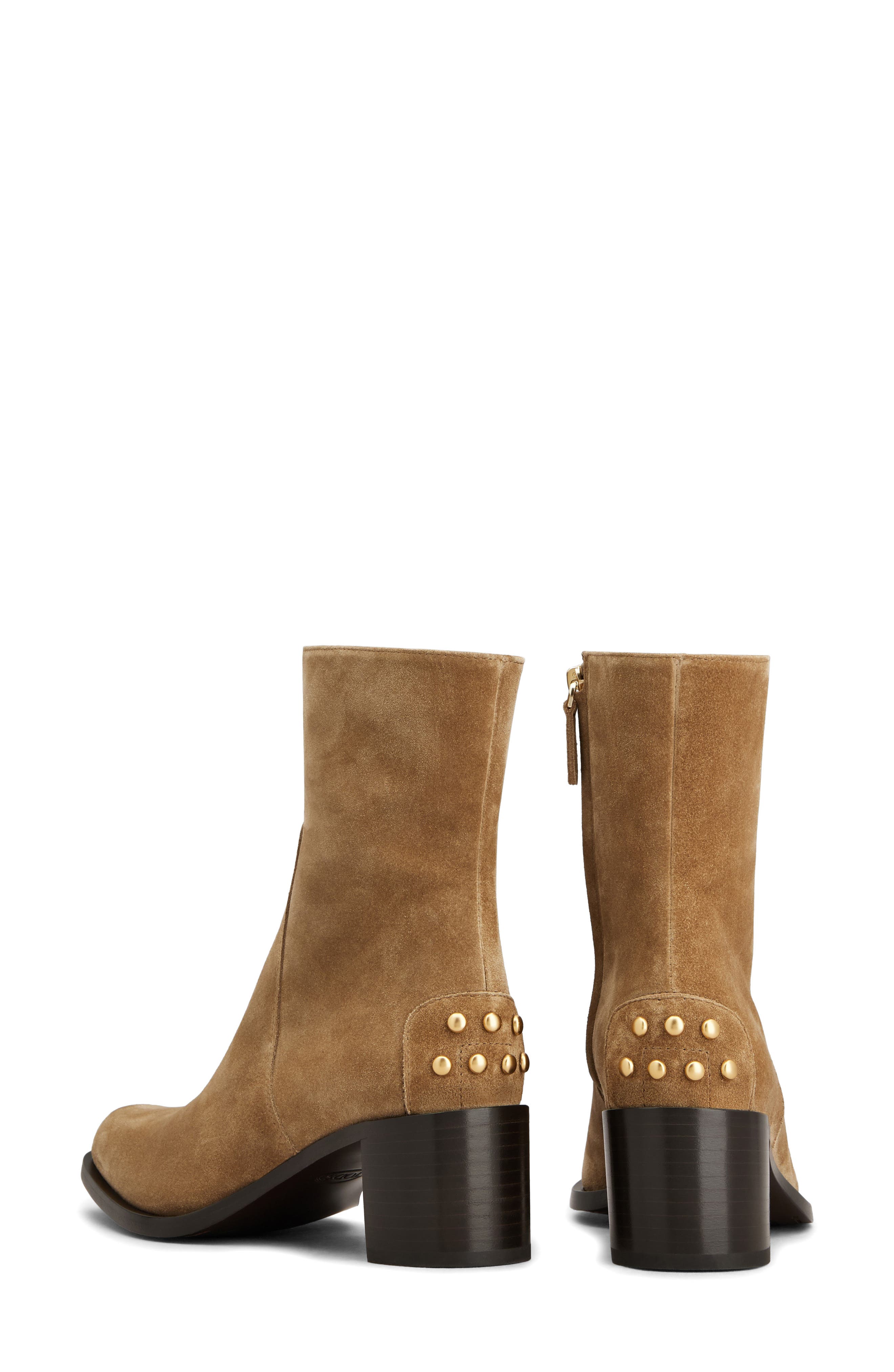 28M Leather Bootie, Alternate, color, CAPPUCCINO