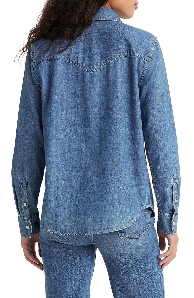 Levi's<sup>®</sup> Iconic Western Snap-Up Shirt, Alternate, color, 