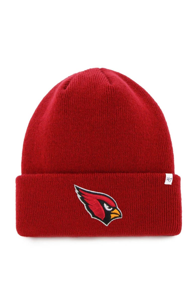 '47 Men's '47 Cardinal Arizona Cardinals Primary Basic Cuffed Knit Hat, Main, color, Cardinal