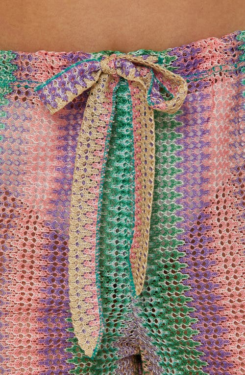 Becca Sundown Knit Cover-up Pants In Multi
