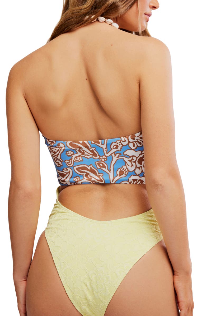 free-est by Free People Miley Convertible One-Piece Swimsuit, Alternate, color, Moonlit Oasis