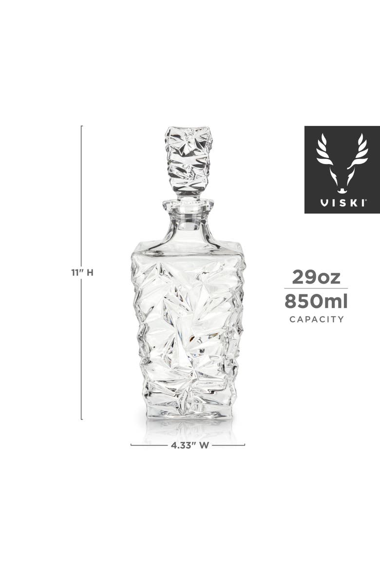 Prism Crystal Whiskey Decanter, Alternate, color, Clear