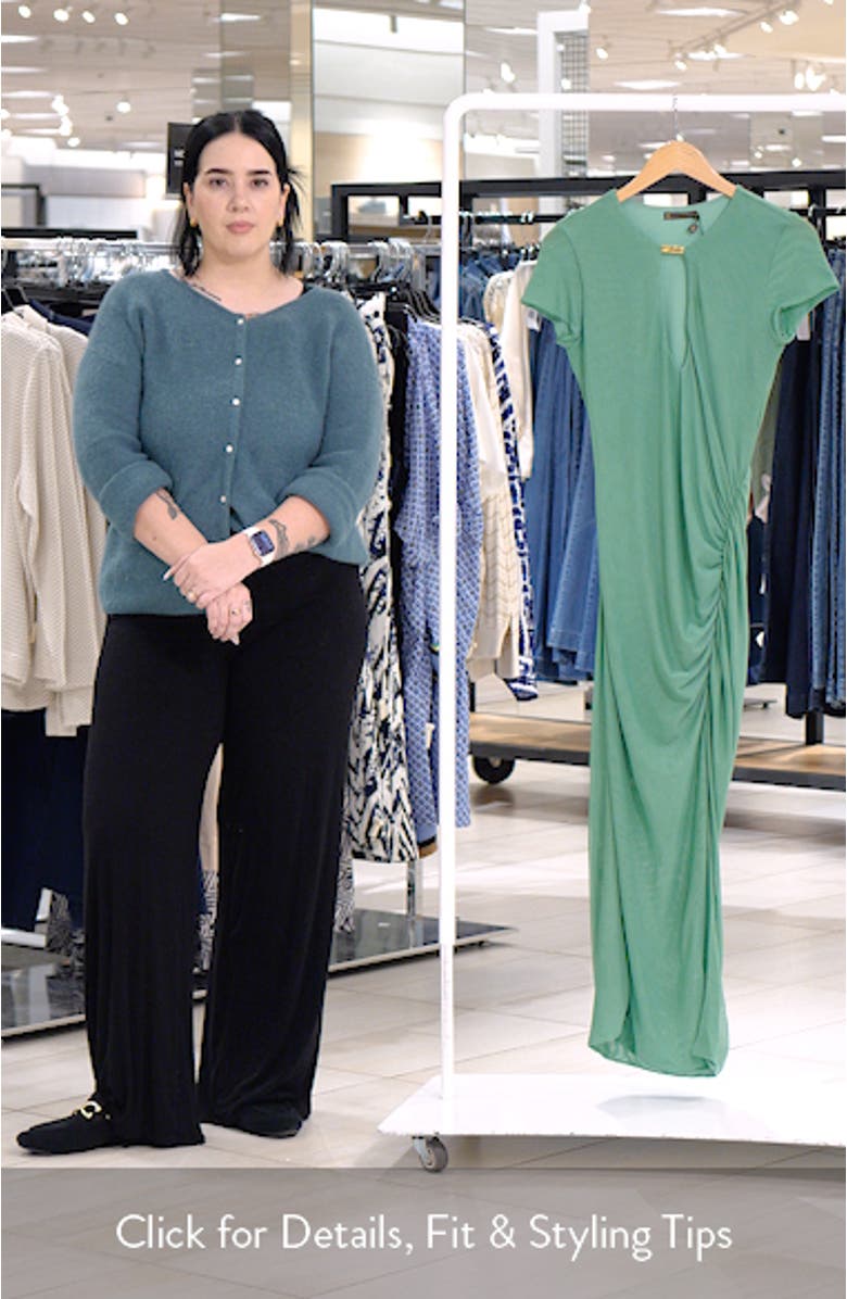 Anaya Ruched Cover-Up Dress, sales video thumbnail