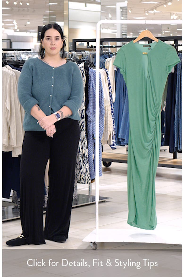 Anaya Ruched Cover-Up Dress video