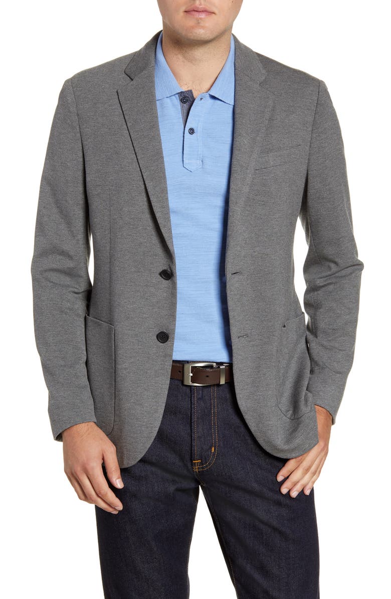 NORDSTROM MEN'S SHOP Regular Fit Knit Sport Coat, Main, color, 