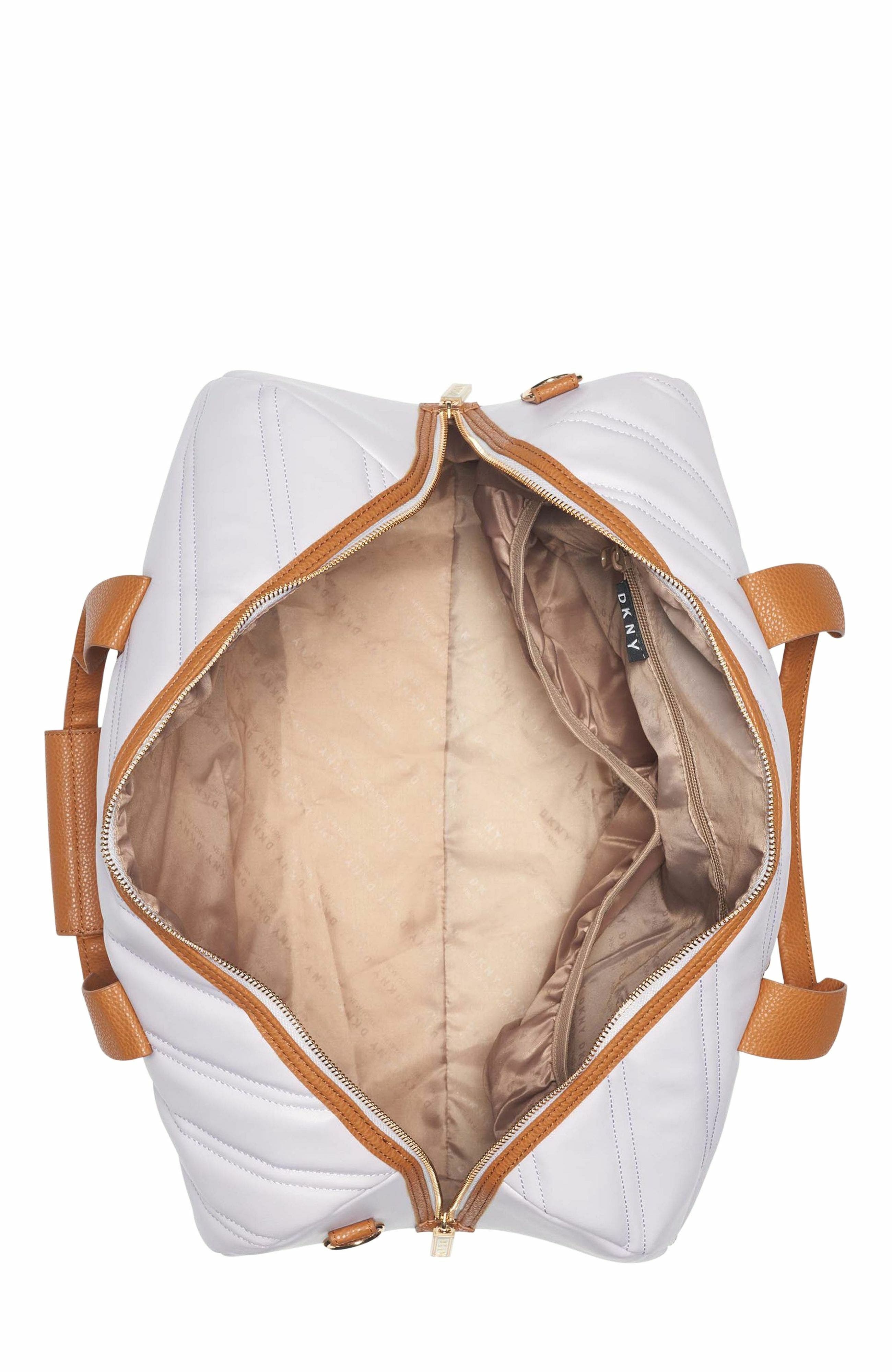 DKNY Bias Duffel Bag, Alternate, color, 