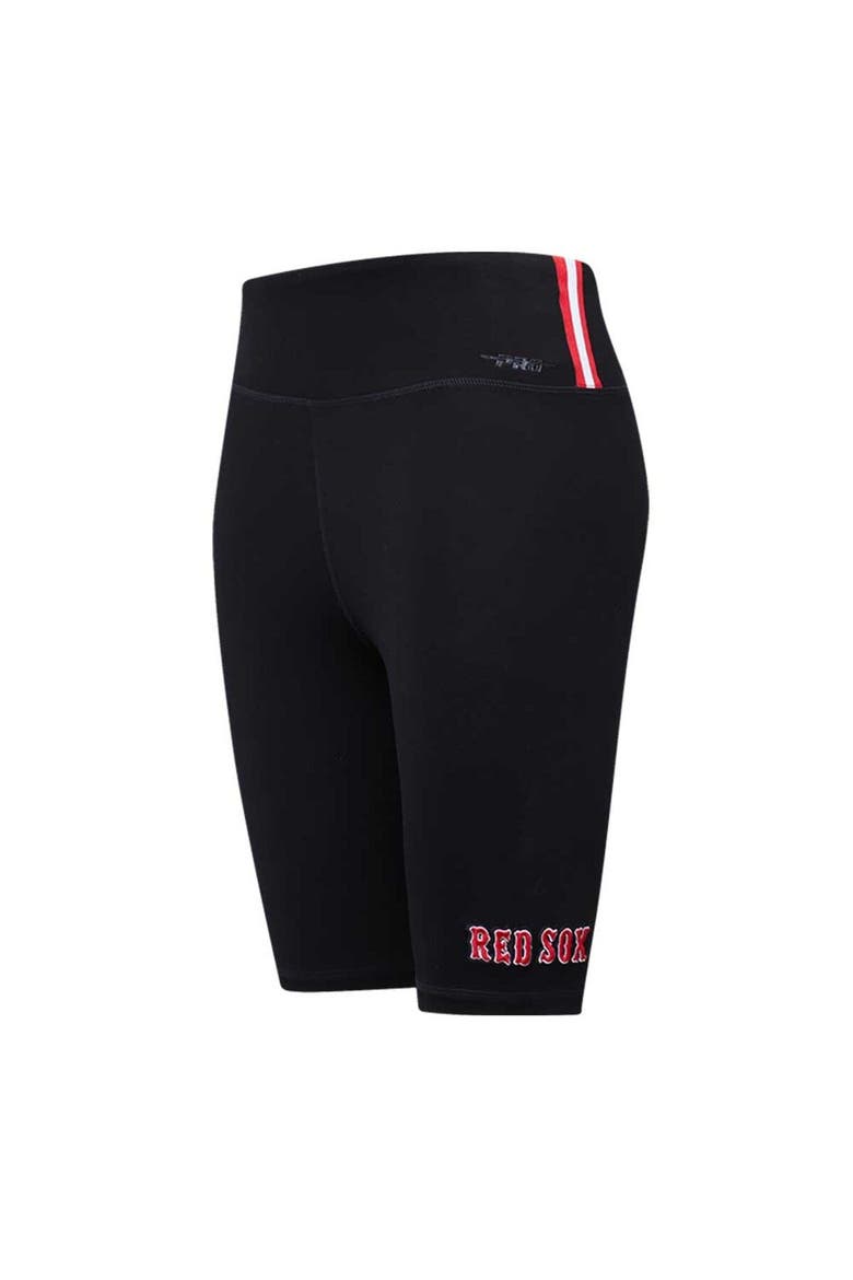 Women's Pro Standard Black Boston Red Sox City Scape Bike Shorts, Alternate, color, Black