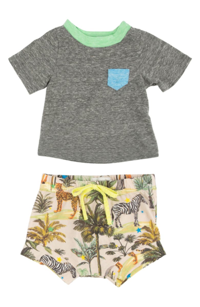 Miki Miette Christopher T-Shirt & Shorts Set, Main, color, 