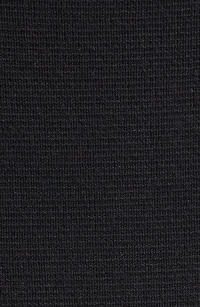 Lafayette 148 New York Matte Crepe Shirt Jacket, Alternate, color, Black Multi