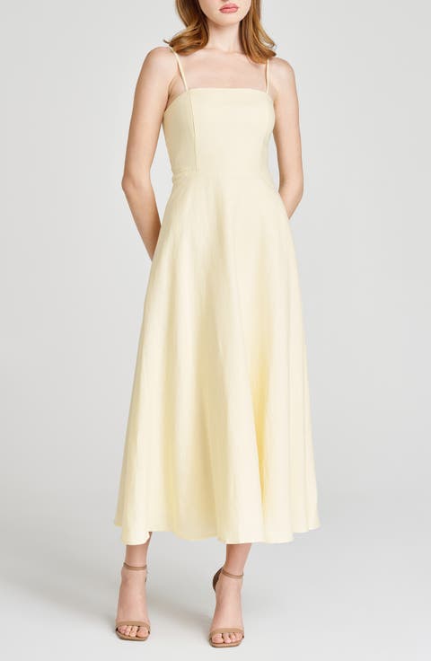 x Styled by COCO! Josefina Linen Blend Dress