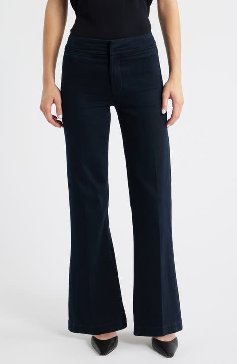 Leenah Welt Pocket High Waist Wide Leg Jeans (Control)
