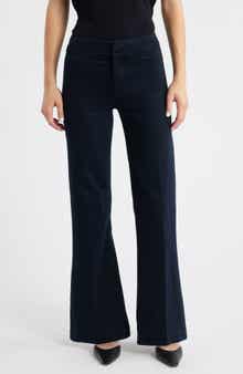 PAIGE Leenah Welt Pocket High Waist Wide Leg Jeans
