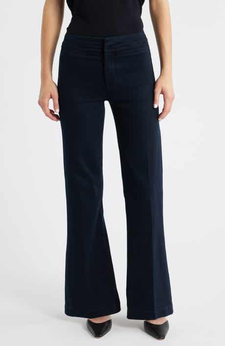 PAIGE Leenah Welt Pocket High Waist Wide Leg Jeans