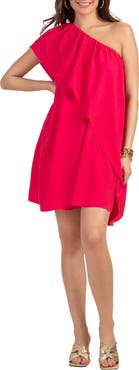 Trina Turk Satisfied One-Shoulder Dress