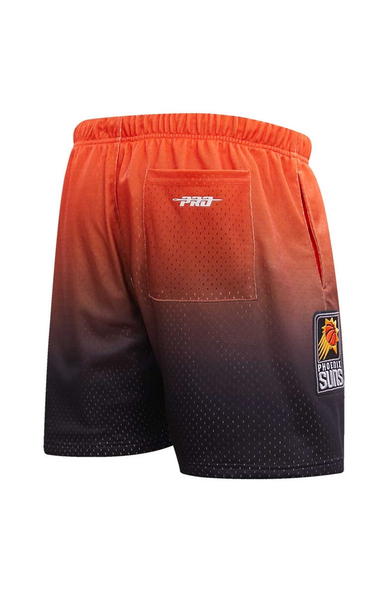 PRO STANDARD Men's Post Devin Booker Black/Orange Phoenix Suns Ombre Name & Number Shorts, Alternate, color, Black