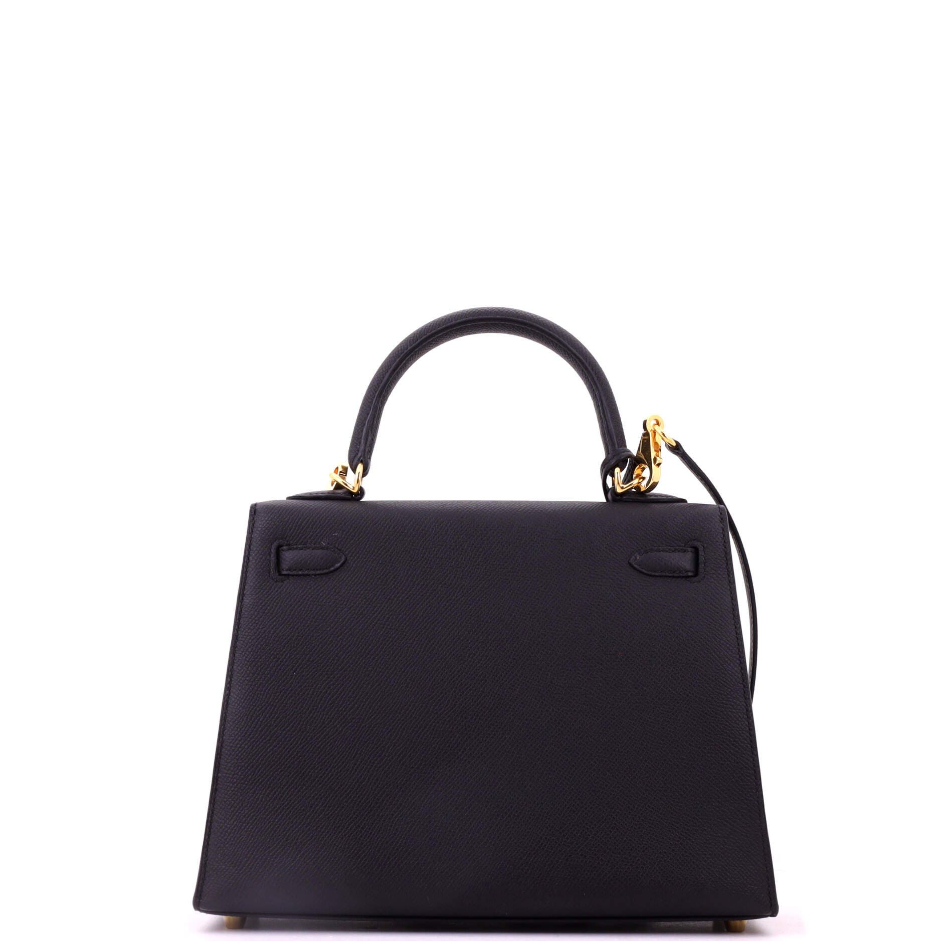 Kelly Handbag Black Epsom with Gold Hardware 25, Alternate, color, Noir