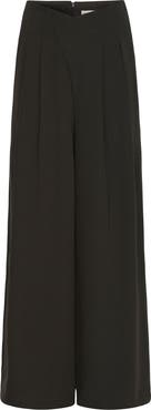 ICHI Ihlinta Pleat Front Wide Leg Pants