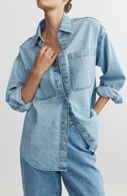 DL1961 Addison Snap Front Denim Overshirt
