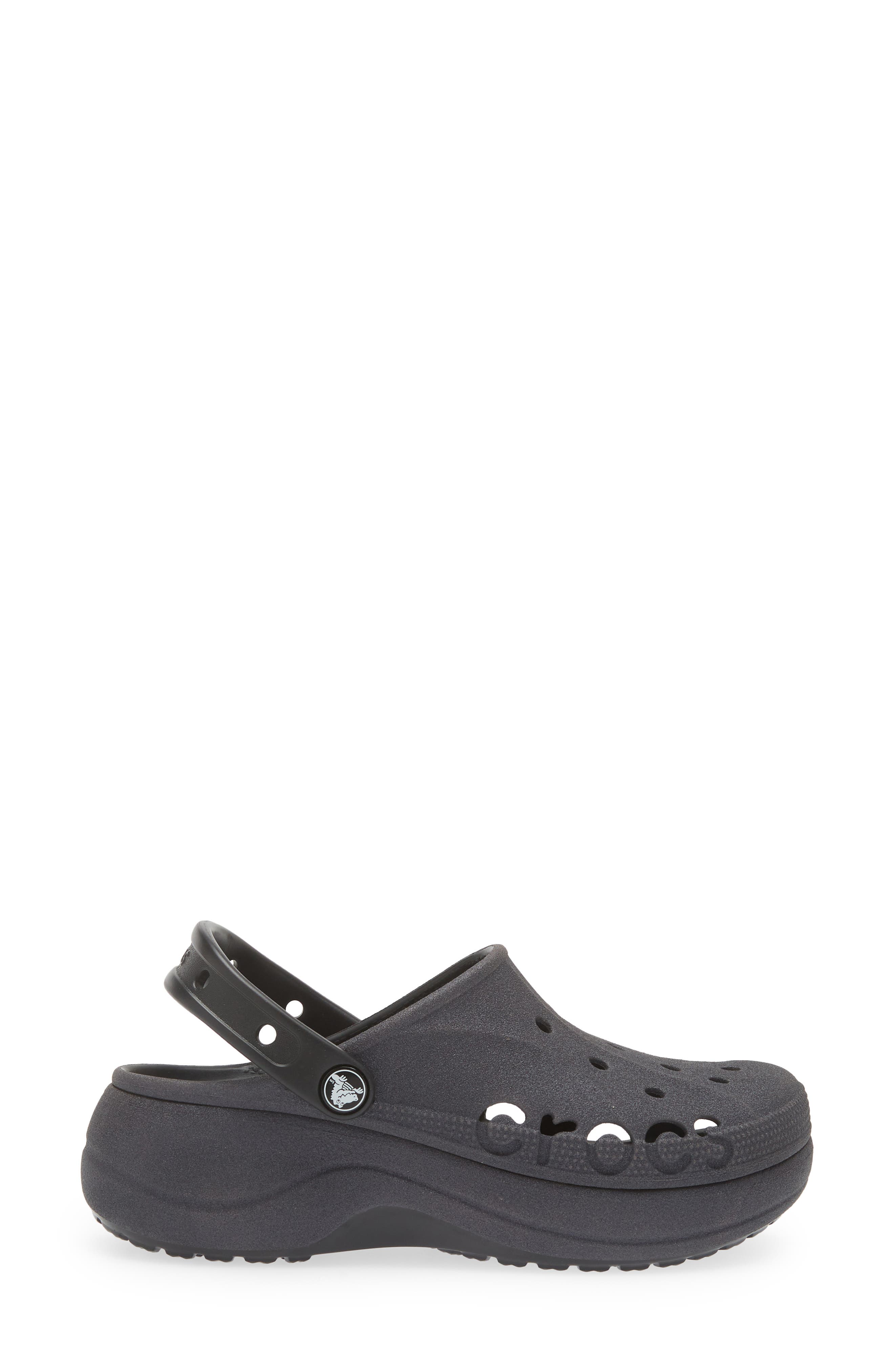 CROCS Baya Platform Glitter Clog, Alternate, color, 