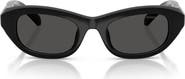 Swarovski 50mm Small Pillow Sunglasses