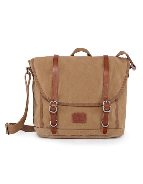 Forest Canvas Laptop Messenger Bag