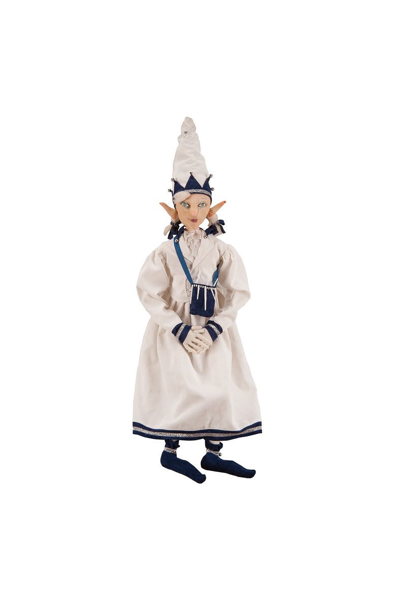 Gallerie II Julie Frost Joe Spencer Gathered Traditions Christmas Holiday Christmas Art Doll Figure, Main, color, Blue