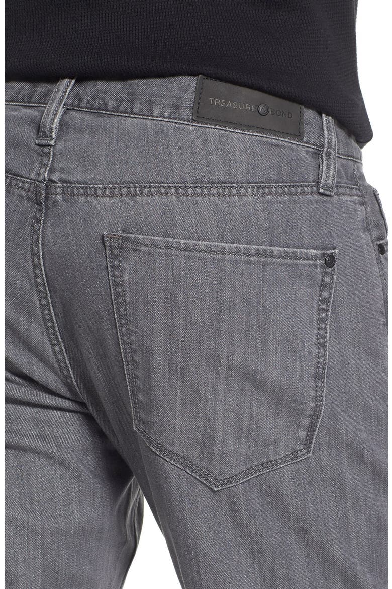 Treasure&Bond Slim Fit Jeans, Alternate, color, DARK GREY WASH