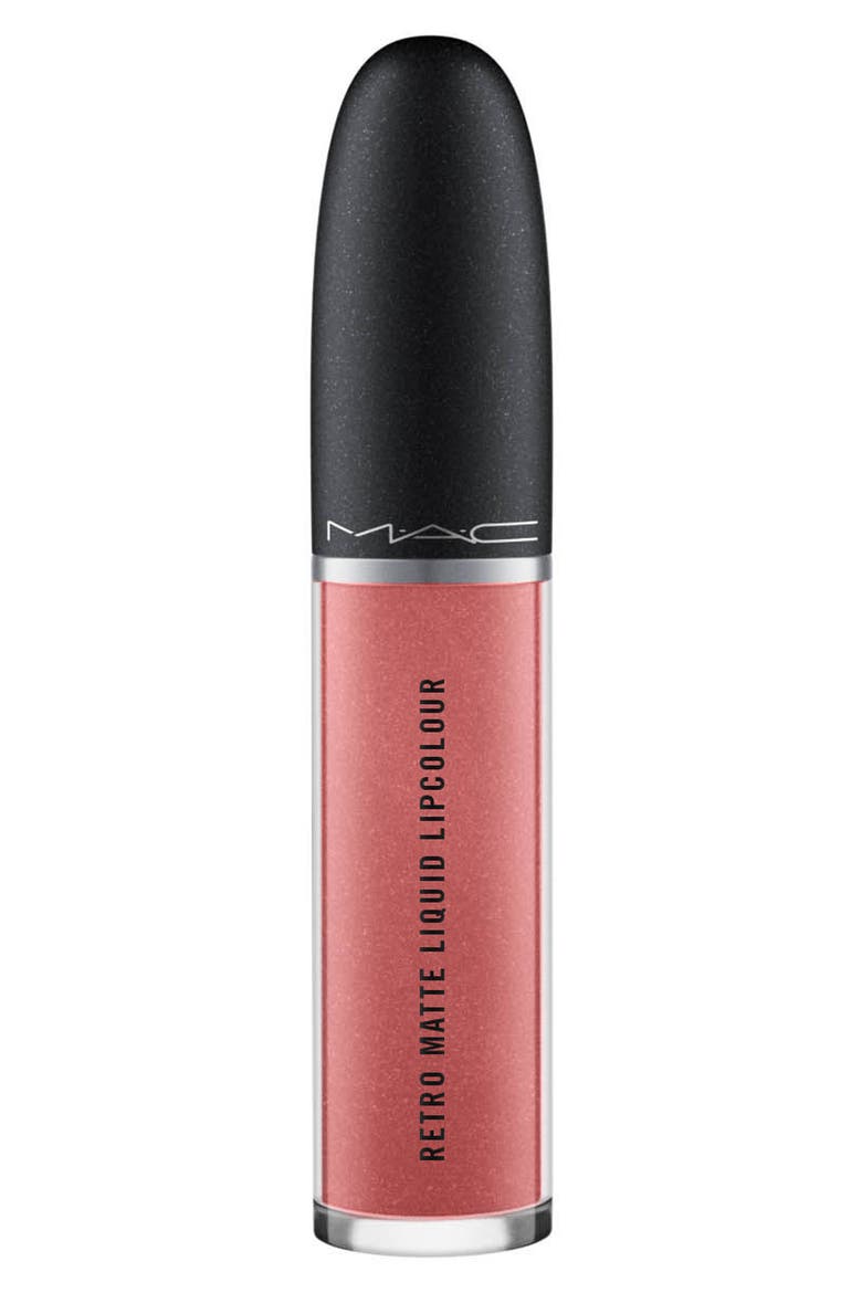 MAC Retro Matte Metallic Liquid Lipcolor, Alternate, color, GEMZ ROSES