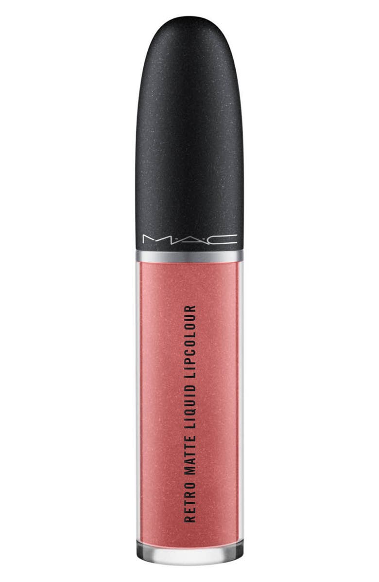 MAC Cosmetics MAC Retro Matte Metallic Liquid Lipcolor, Alternate, color, Gemz Roses