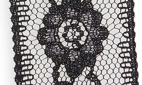 Bp. Lace Bow Barrette In Black