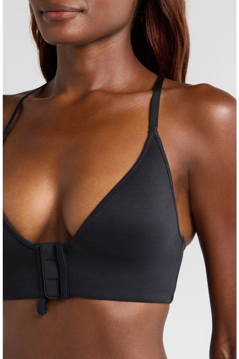 The Liberare Front Closure Adaptive Bra, Alternate, color, BLACK