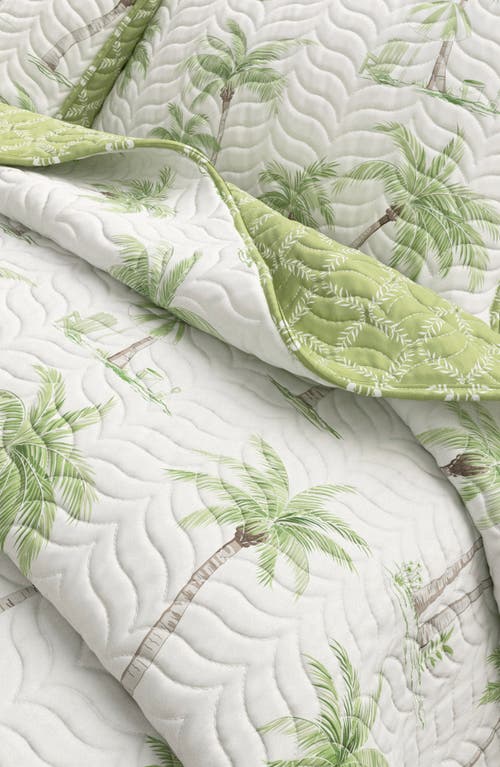 Woven & Weft Coastal Print Cotton Quilt & Sham Set In Seacoast Memories