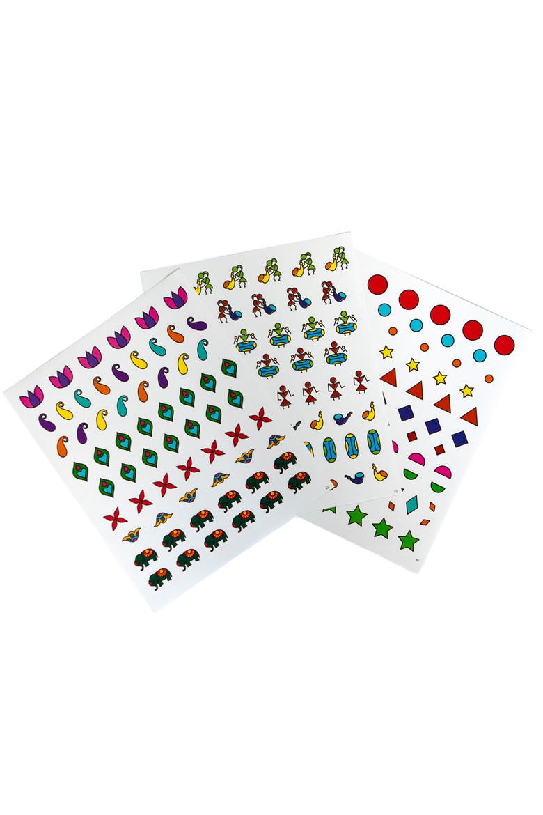 Rangoli Mandala Bundle Puzzle & Coloring + Sticker Book, 48 Piece Puzzle, Alternate, color, Multicolored