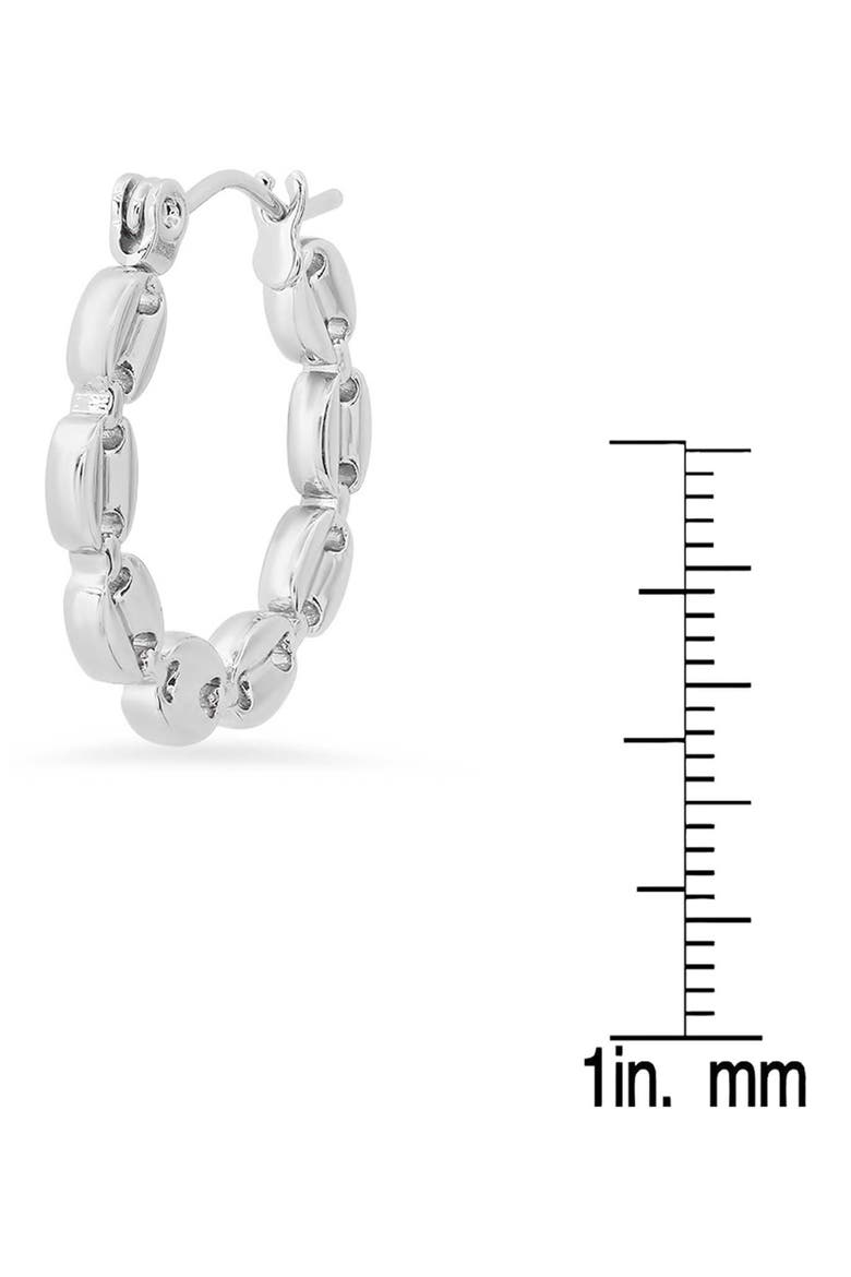 Mariner Hoop Earrings, Alternate, color, SILVER