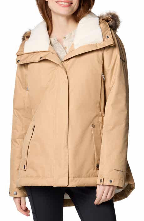 Columbia Suttle Mountain™ III Water Repellent Insulated Jacket with Faux Fur Trim