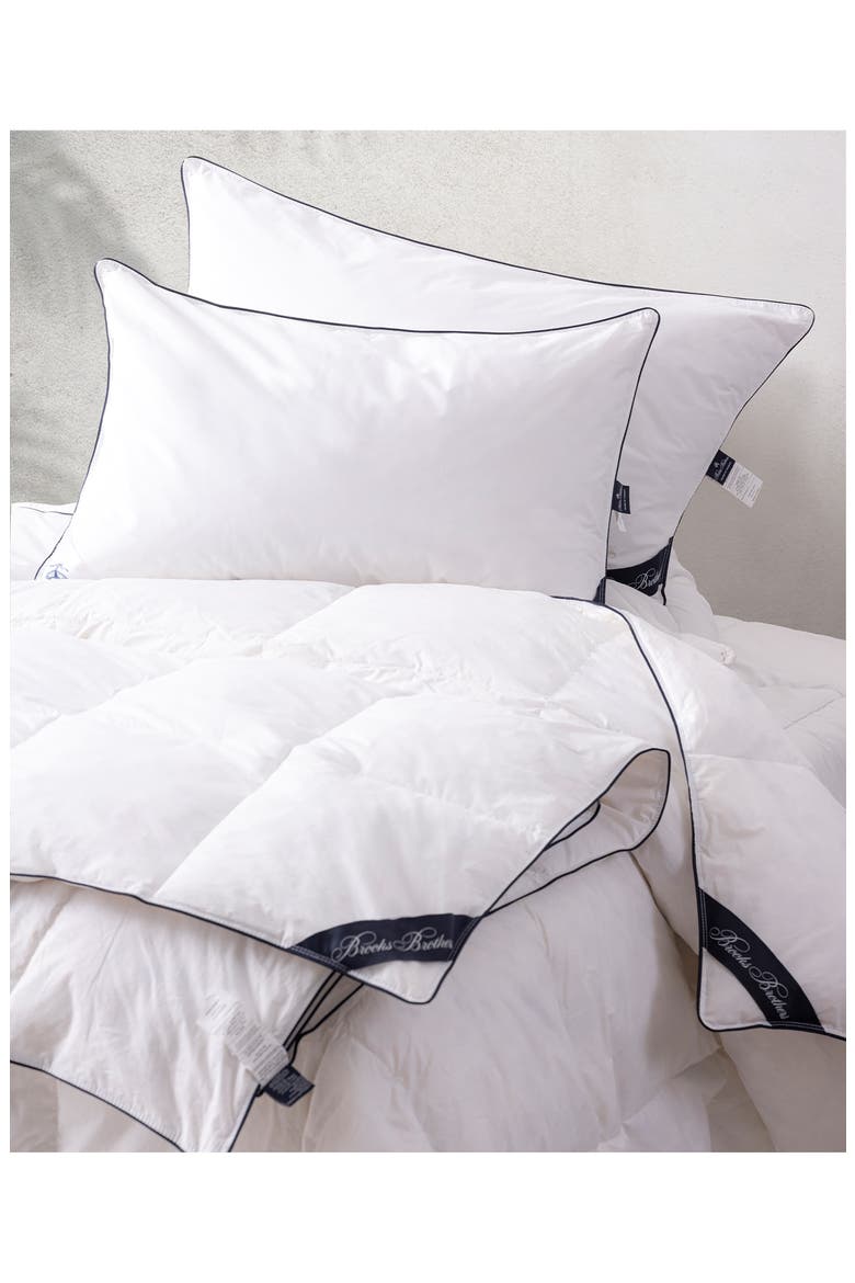 Goose Down Fill Comforter, Alternate, color, WHITE