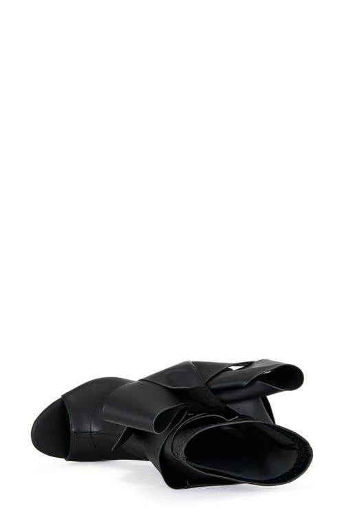 Azalea Wang Klarice Open Toe Bootie In Black