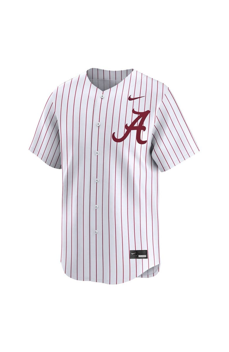Nike Men's Nike White Alabama Crimson Tide College Limited Baseball Jersey, Alternate, color, White