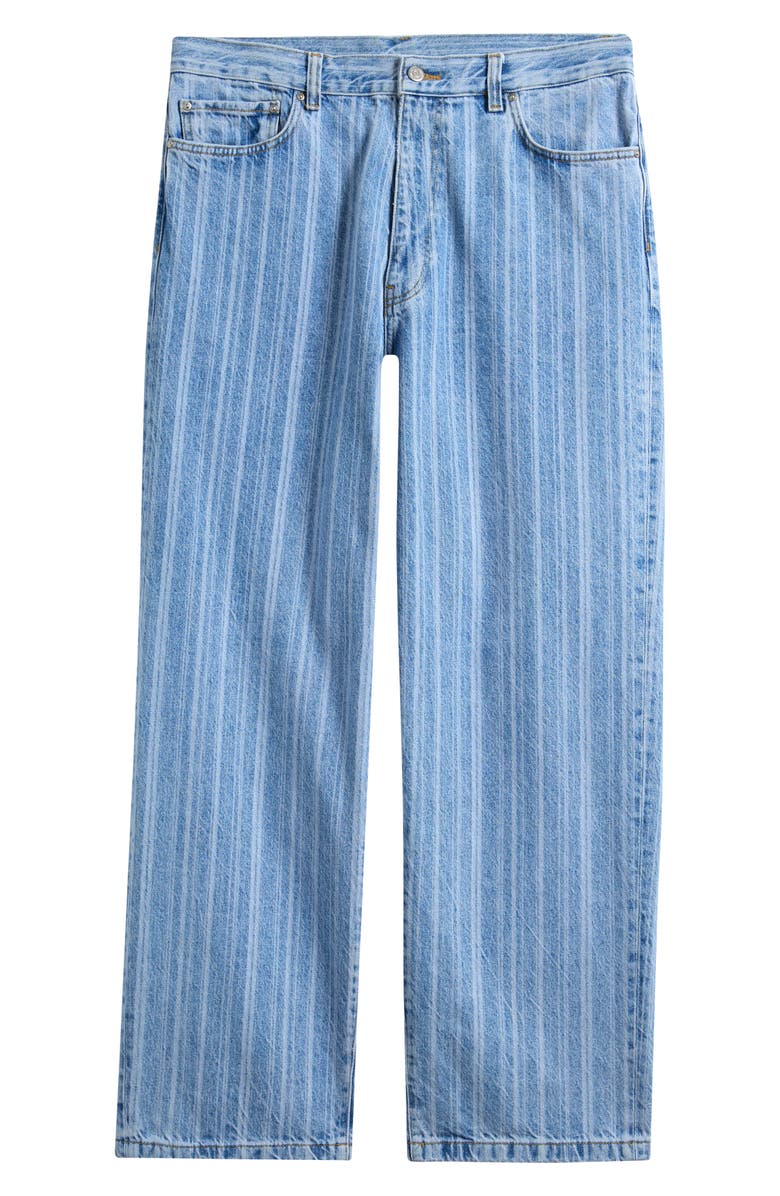 Carhartt Work In Progress Rylan Stripe Straight Leg Denim Jeans, Alternate, color, Rylan Stripe Blue Stone