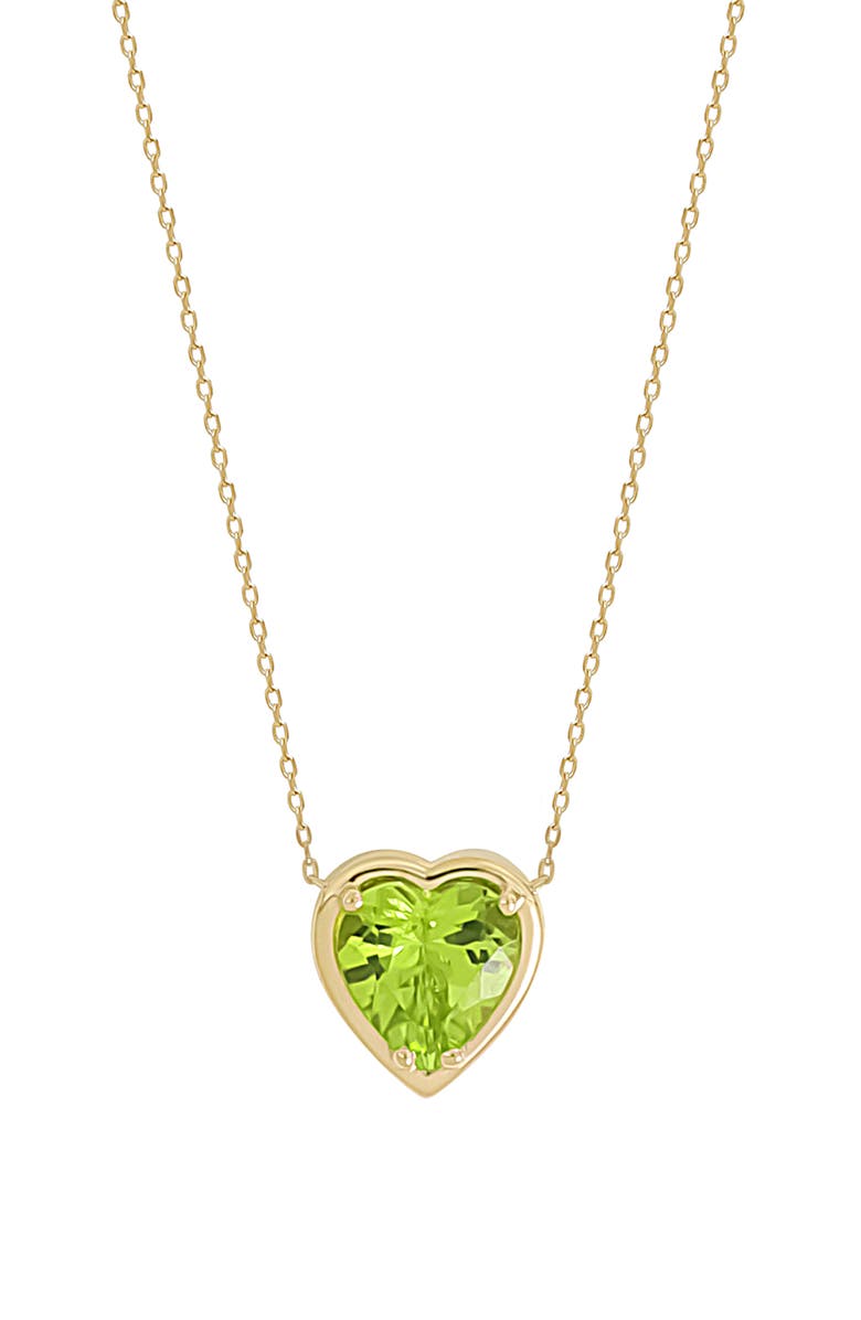 Bony Levy 14K Gold Pendant Necklace, Main, color, 14Ky Peridot
