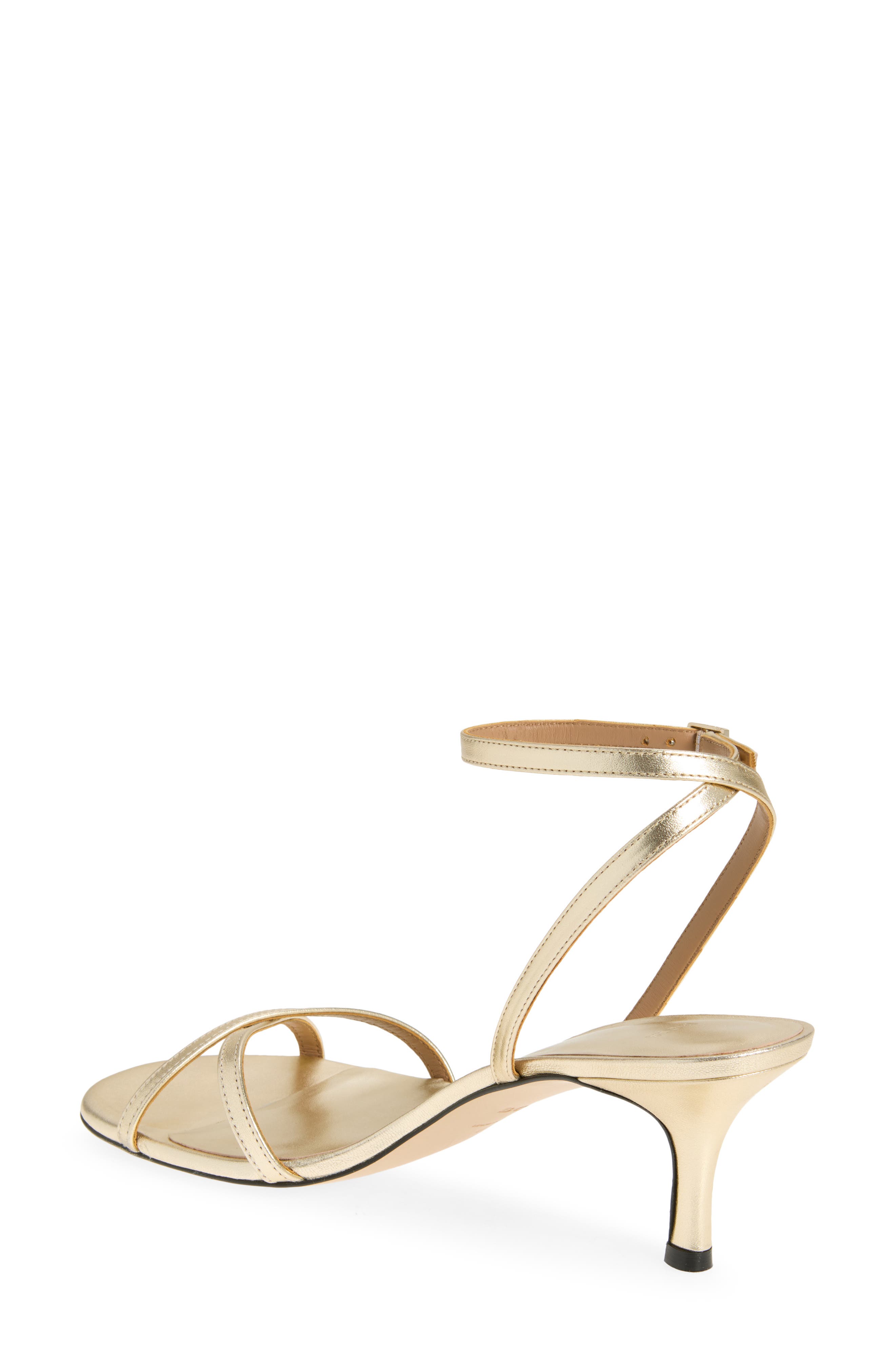 BOSS Cristas Ankle Strap Sandal, Alternate, color, Gold
