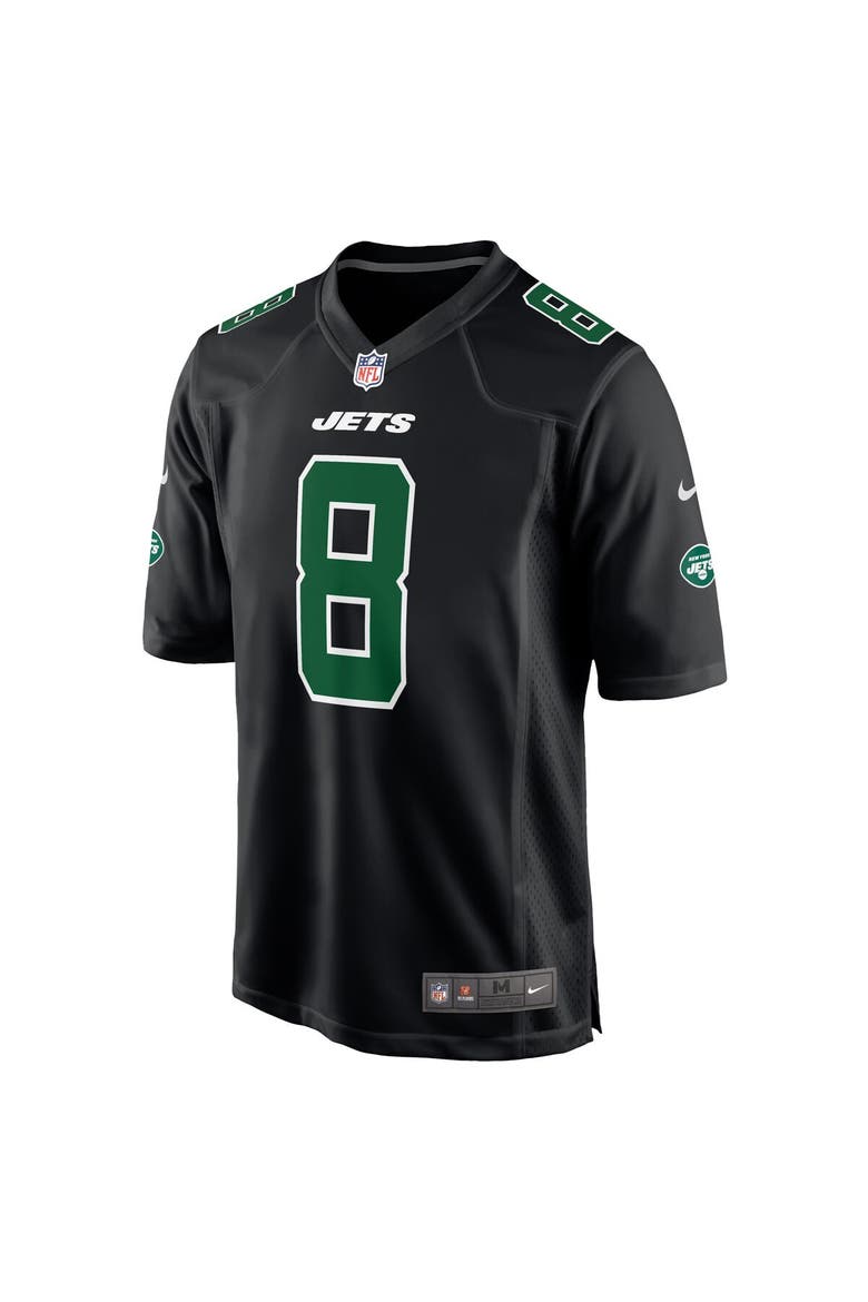 Men's Nike Aaron Rodgers Black New York Jets Fashion Game Jersey, Alternate, color, Black