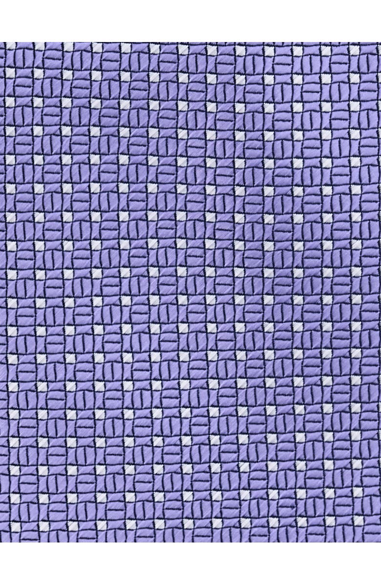 Oak Hill by DXL Big & Tall Micro Patterned Tie, Alternate, color, Purple